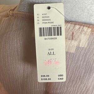 Anthropologie Pink Sheer Cardigan